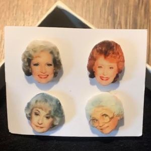 🆕 Golden Girls Earring Set